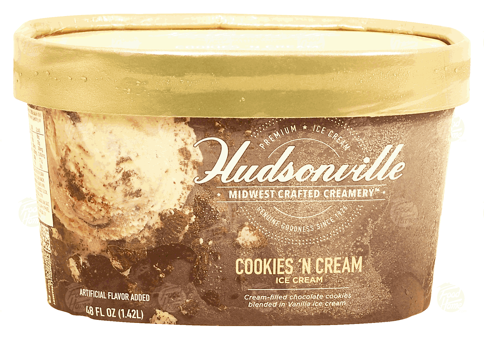 Hudsonville Midwest Crafted Creamery cookies 'n cream ice cream Full-Size Picture